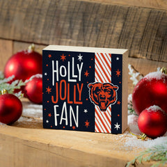 Chicago Bears Block, Holiday, 6x6 - NFL Home