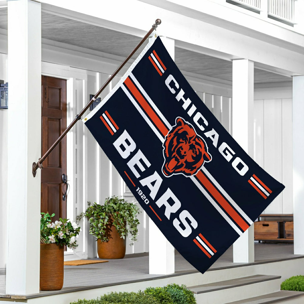 Chicago Bears Single Sided Estate Flag with 2 Grommets, 3'x5' - NFL Home