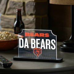Chicago Bears NFL Football Rectangle Desklite LED Decor - NFL Home