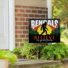 Cincinnati Bengals Yard Sign, Bigfoot - NFL Home
