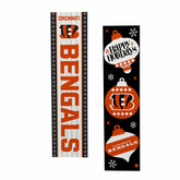 Cincinnati Bengals 47" Double Sided Leaner, Christmas - NFL Home