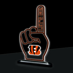 Cincinnati Bengals NFL Football Foam Finger Desklite LED Decor - NFL Home