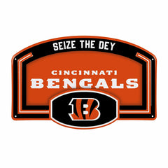 Cincinnati Bengals USA Embossed Steel Wall Sign, 11" x 17" - NFL Home