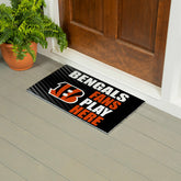 Cincinnati Bengals Fan Mat, 28"x16" - NFL