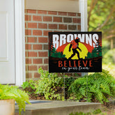 Cleveland Browns Yard Sign, Bigfoot - NFL Home