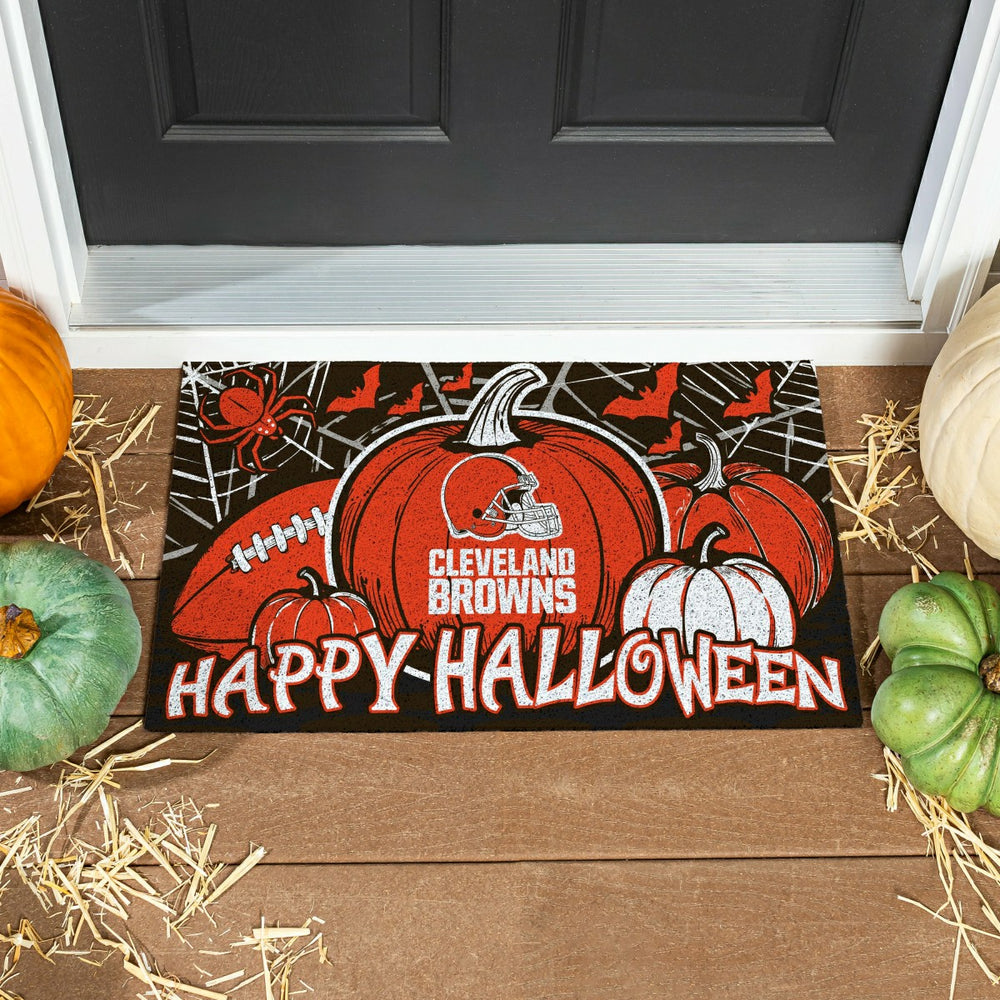 Cleveland Browns Halloween PVC Mat, 28"x16" - NFL