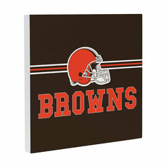 Cleveland Browns Wood Wall Sign, 12x12 - NFL Home