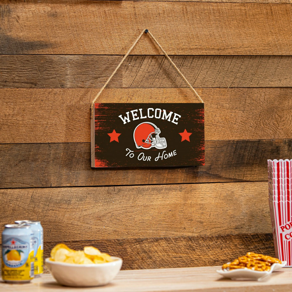 Cleveland Browns Wood Wall Sign, 6x11 - NFL Home