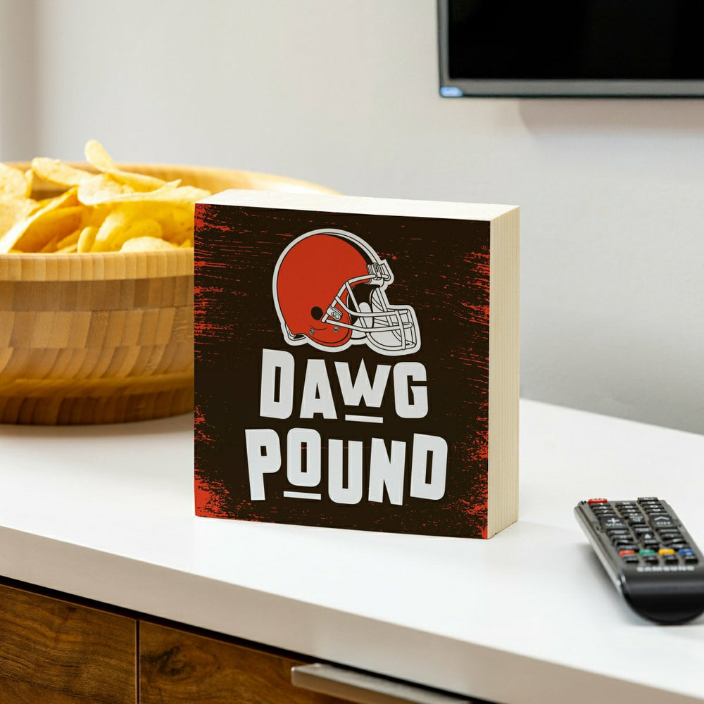 Cleveland Browns Plock, Down Home Fans, 6x6 - NFL Home
