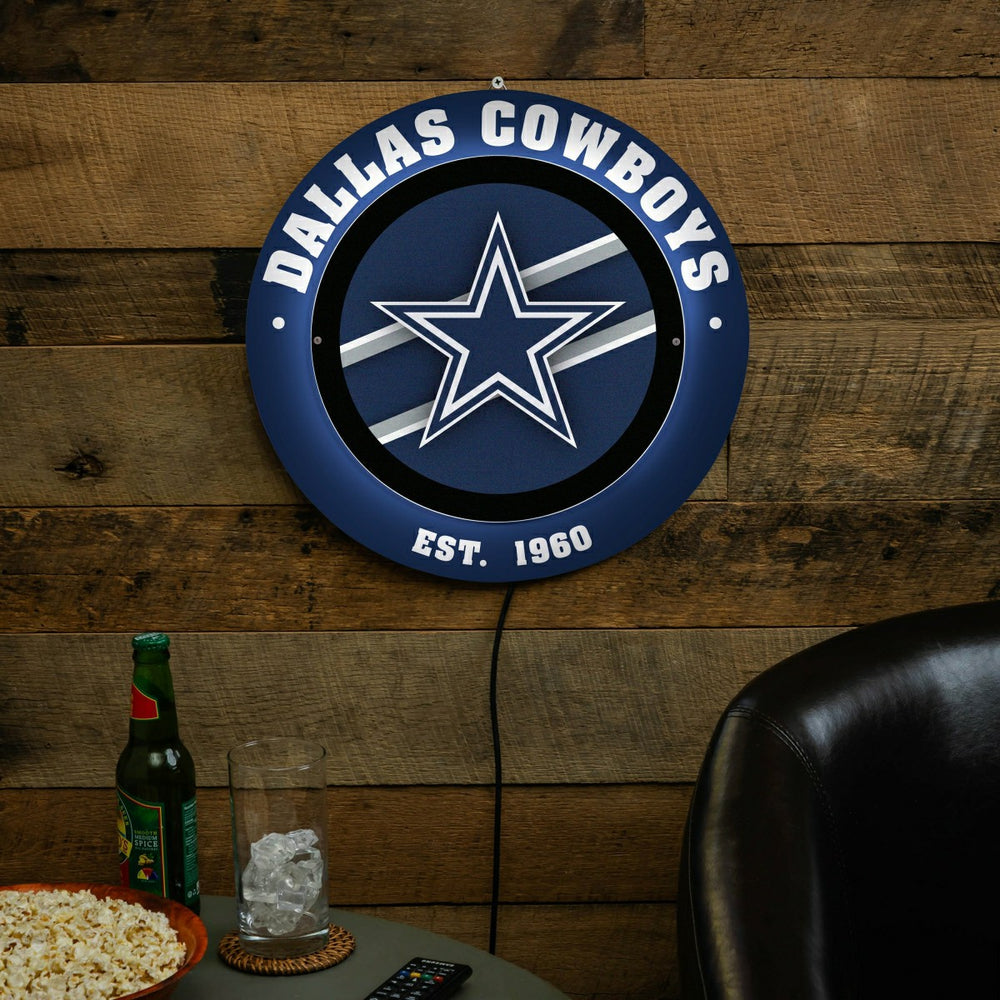 Dallas Cowboys, Metal Lite, Round - NFL