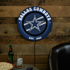 Dallas Cowboys, Metal Lite, Round - NFL
