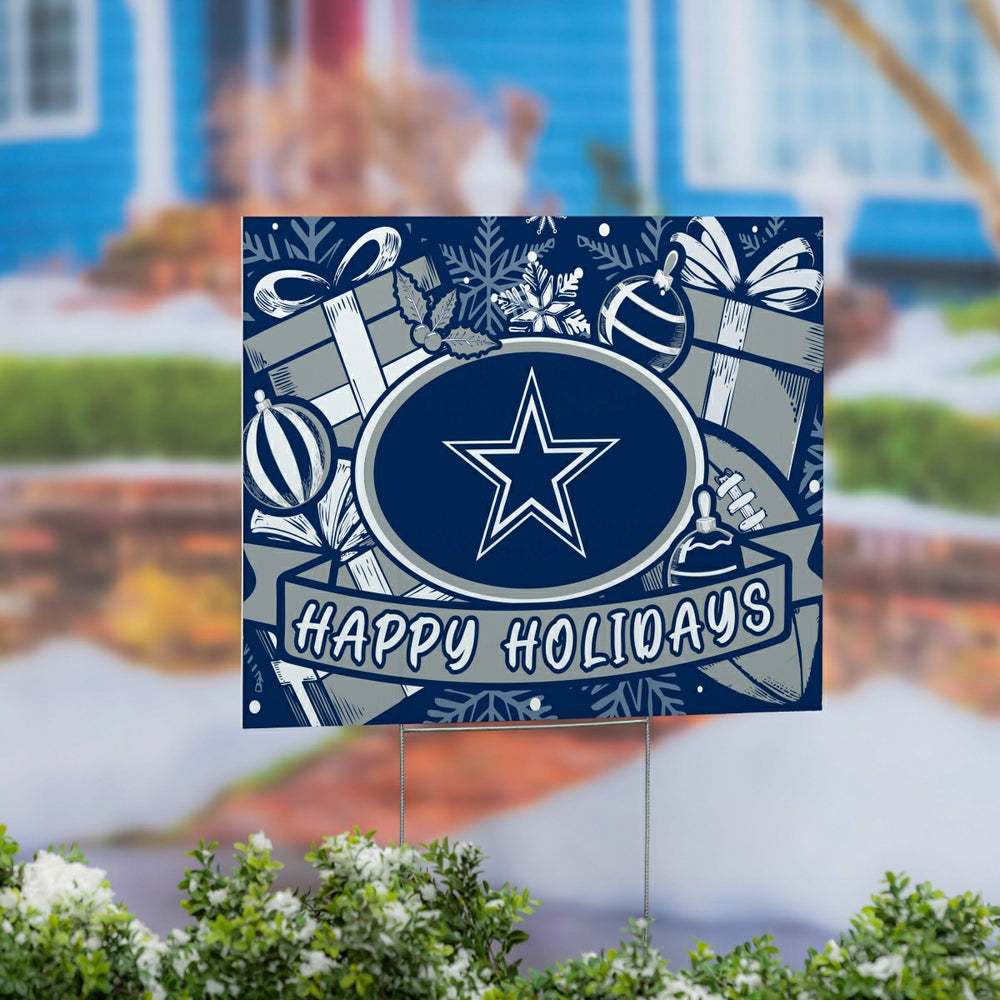 Dallas Cowboys Yard Sign, Holiday - NFL Home