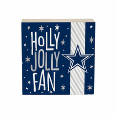 Dallas Cowboys Block, Holiday, 6x6 - NFL Home