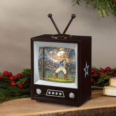 Dallas Cowboys Vintage TV Water Lantern - NFL Home