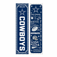 Dallas Cowboys 46" Double Sided Leaner, Winter Seasonal - NFL Home