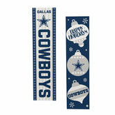 Dallas Cowboys 47" Double Sided Leaner, Christmas - NFL Home