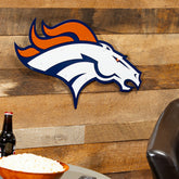 Denver Broncos Premier Metal Wall Art - NFL Home