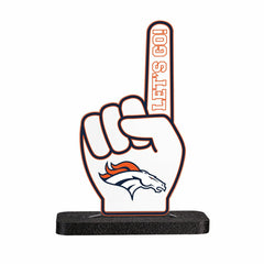 Denver Broncos NFL Football Foam Finger Desklite LED Decor - NFL Home