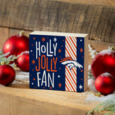 Denver Broncos Block, Holiday, 6x6 - NFL Home