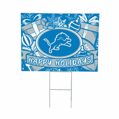 Detroit Lions Yard Sign, Holiday - NFL Home