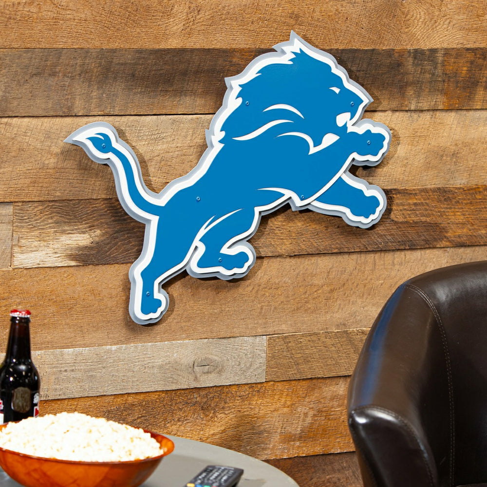 Detroit Lions Premier Metal Wall Art - NFL Home
