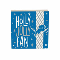 Detroit Lions Block, Holiday, 6x6 - NFL Home