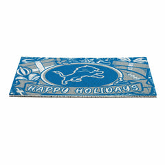 Detroit Lions Holiday PVC Mat, 28"x16" - NFL