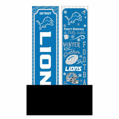Detroit Lions 46" Double Sided Leaner, Winter Seasonal - NFL Home