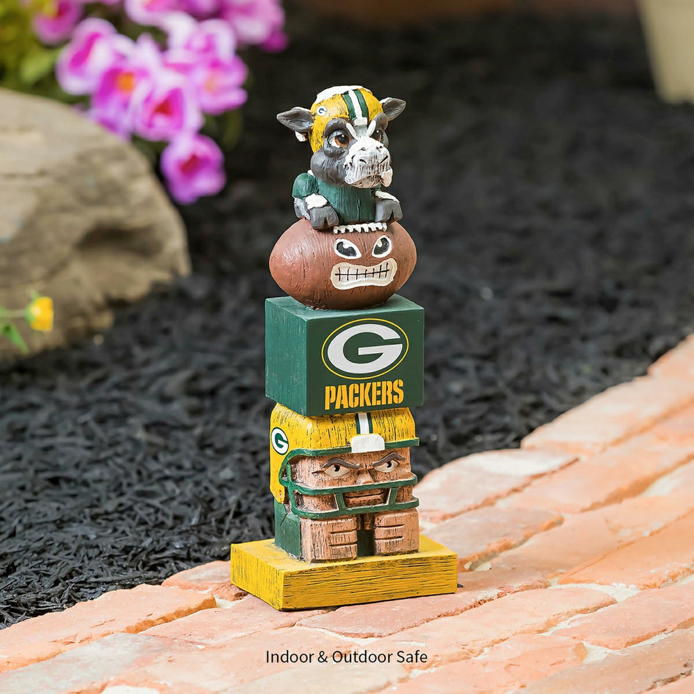 Green Bay Packers Tiki Team Totem Garden Statue - NFL Home