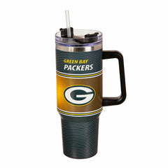 40oz Stainless Steel Canyon Cup w/ Straw, Green Bay Packers - NFL Home