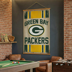 Green Bay Packers, Canvas Wall Tapestry, Large, 54x36 - NFL Home