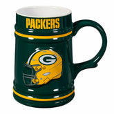 Green Bay Packers Ceramic Stein Cup, 24oz - NFL Home