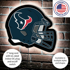 LED Wall Decor, Helmet, Houston Texans - NFL Home