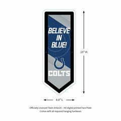 LED Wall Decor, Pennant, Indianapolis Colts - NFL Home