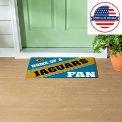 Jacksonville Jaguars, PVC Mat COLOR, Home of a Fan - NFL