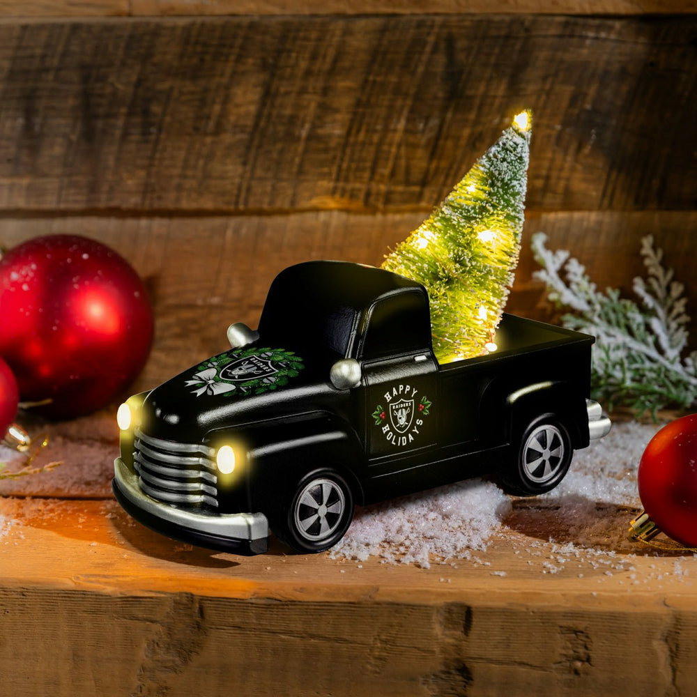 Las Vegas Raiders Holiday Rally Truck Statue - NFL Home