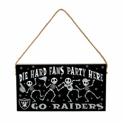 Las Vegas Raiders Halloween Wood Wall Sign, 6x11 - NFL Home