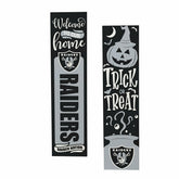 47" Double Sided Leaner, Las Vegas Raiders, Halloween - NFL Home