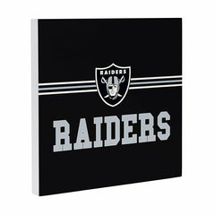 Las Vegas Raiders Wood Wall Sign, 12x12 - NFL Home