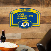 Los Angeles Rams USA Embossed Steel Wall Sign, 11" x 17" - NFL Home