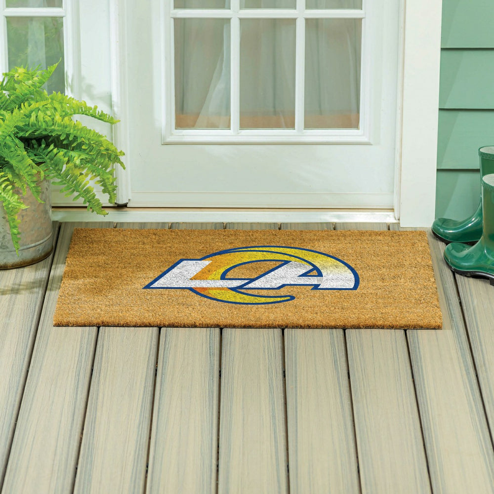 Los Angeles Rams Large Full Color Coir Mat, 36"x24" - NFL