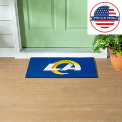 Full Color PVC Mat, 16" x 28", Los Angeles Rams - NFL