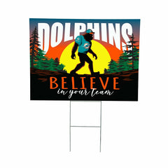 Miami Dolphins Yard Sign, Bigfoot - NFL Home