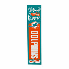 47" Double Sided Leaner, Miami Dolphins, Halloween - NFL Home