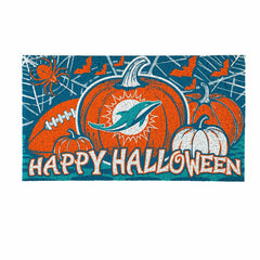 Miami Dolphins Halloween PVC Mat, 28"x16" - NFL