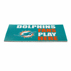 Miami Dolphins Fan Mat, 28"x16" - NFL