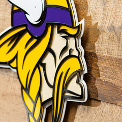 Minnesota Vikings Premier Metal Wall Art - NFL Home