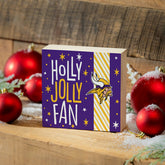 Minnesota Vikings Block, Holiday, 6x6 - NFL Home