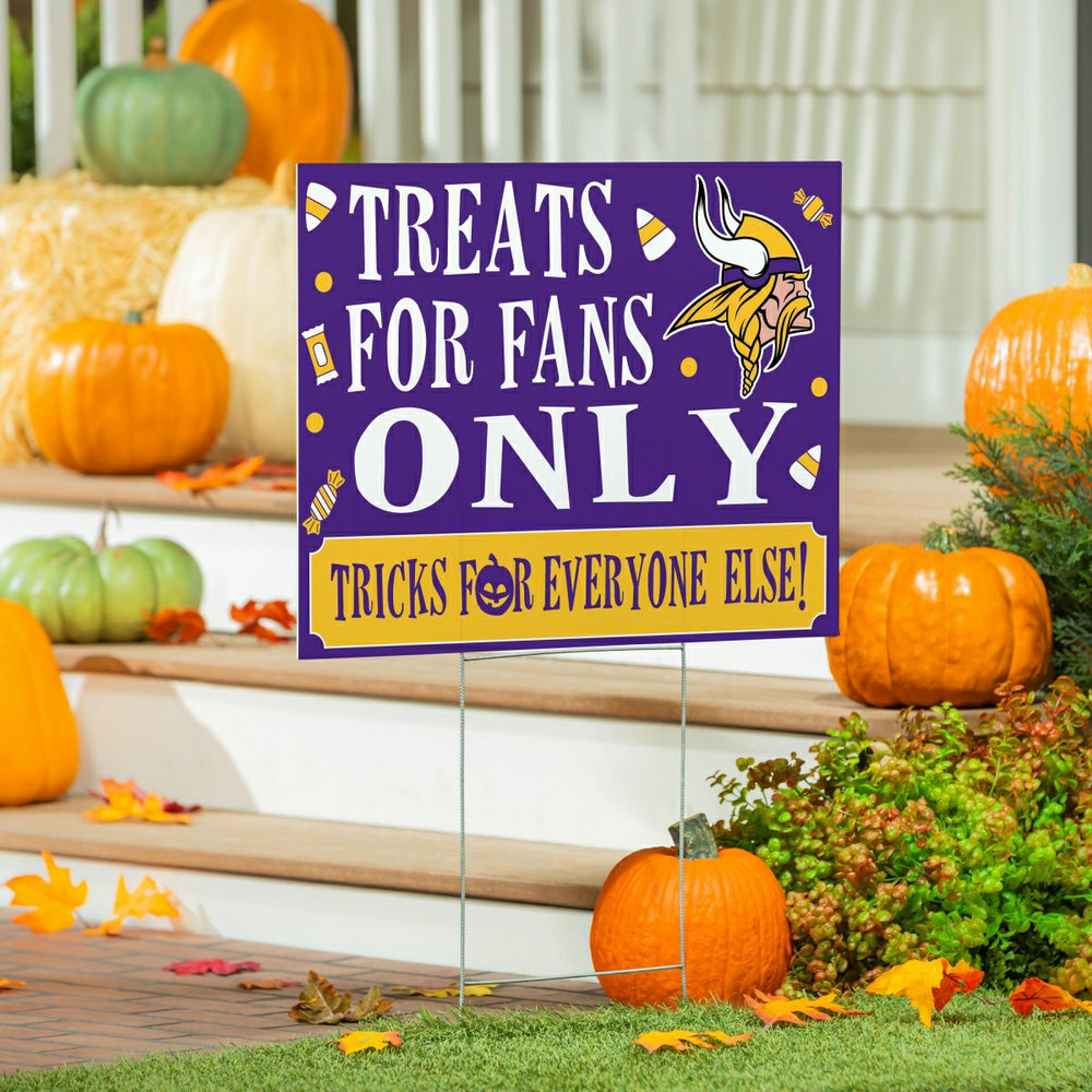 Minnesota Vikings Yard Sign, Halloween Treats for Fans - NFL Home