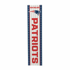 47" Double Sided Leaner, New England Patriots, Christmas - NFL Home